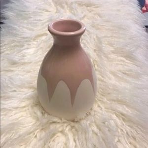 Isaac Mizrahi pink and white Vase
